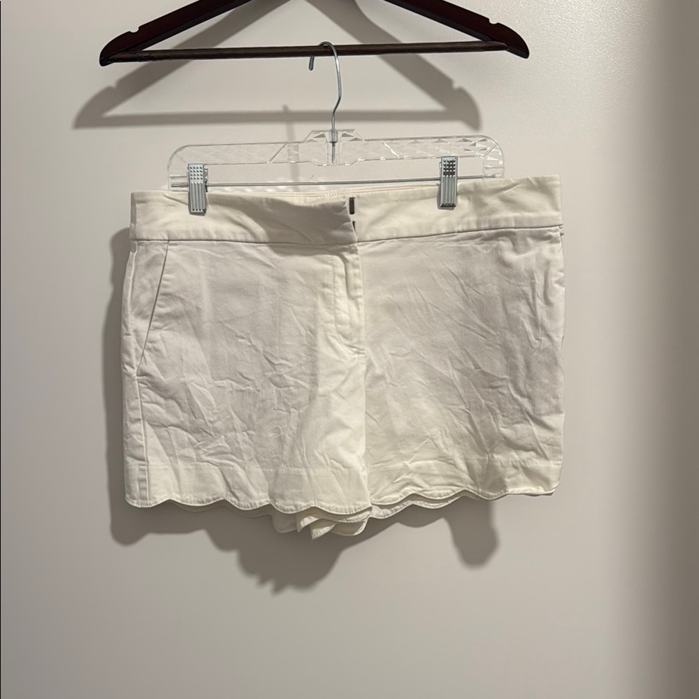 LOFT White Riviera Shorts